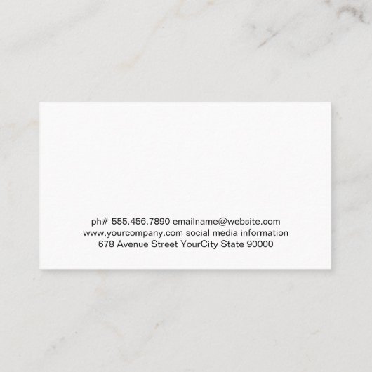 Farmer Logo | Landbouw | teler Visitekaartje (Achterkant)