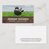 Farmer Logo | Landbouw | teler Visitekaartje (Voorkant / Achterkant)