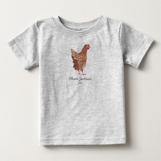 Farmer Market Rooster | Baby Boy | T-shirt (Voorkant)
