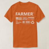 Farmer Marking Farming Funny Boerderij T-shirt (Design voorkant)