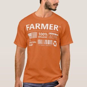 Farmer Marking Farming Funny Boerderij T-shirt