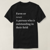Farmer Noun is een persoon die in hun F T-shirt (Design voorkant)