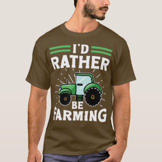 Farmer Outfit for Men Dad Farming Gift (3) T-shirt