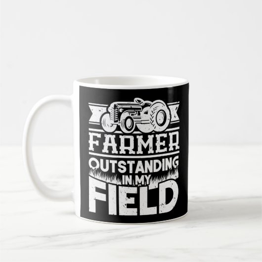 Farmer Outstanding In My Field Koffiemok (Links)