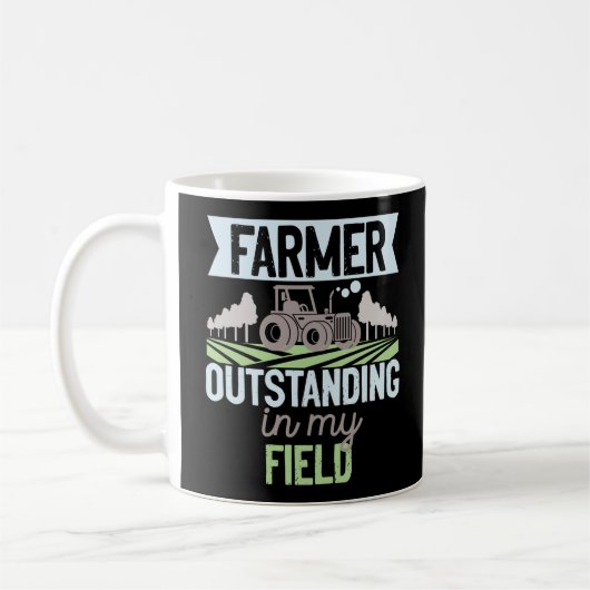 Farmer Outstanding In My Field Koffiemok (Links)