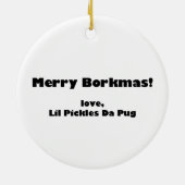 Farmer Pickles Ornament (Achterkant)