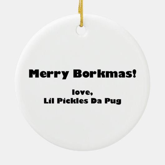 Farmer Pickles Ornament (Achterkant)