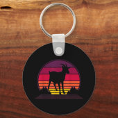 Farmer Retro Funny Boerderij Animal Gift Sleutelhanger (Voorkant)