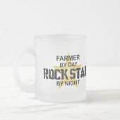 Farmer Rock Star by Night Matglas Koffiemok (Links)