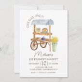 Farmer’s Market Birthday Invite Kaart (Voorkant)