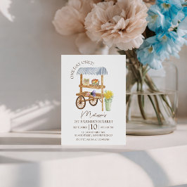 Farmer’s Market Birthday Invite Kaart