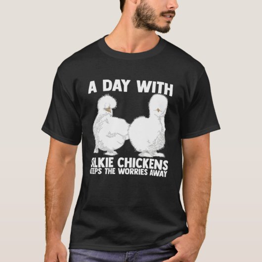 Farmer Silkie Chicken Mama Silky Chicken Farmer T-shirt (Voorkant)