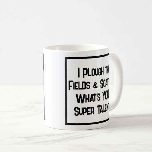 Farmer Super Talent. KoffieMok (Voorkant rechts)