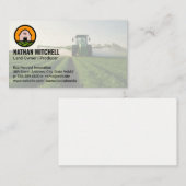 Farmer Tending to His Crops Visitekaartje (Voorkant / Achterkant)