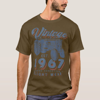 Farmer Tractor established 1967 55th Birth T-shirt