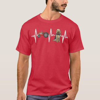 Farmer Tractor Otterhound Heartbeat Hondenliefhebb T-shirt