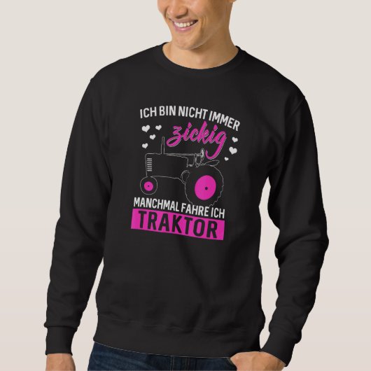 Farmer Tractor Shirt Agricultural Gezegde Bauer Tr (Voorkant)