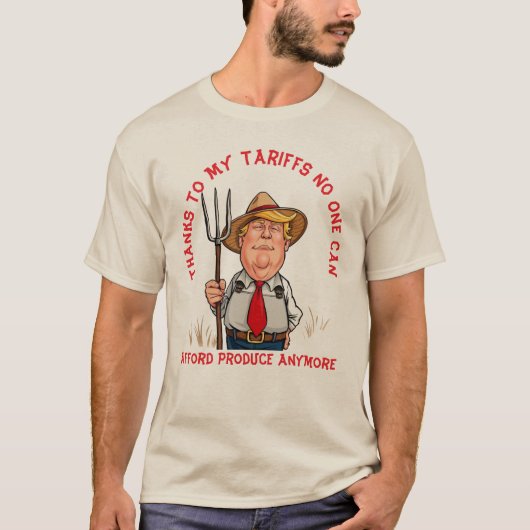 Farmer Trump-tarief op producten T-shirt (Voorkant)