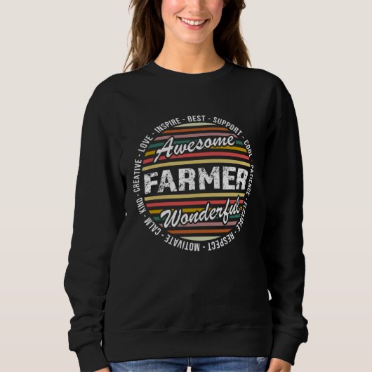 Farmer Tshirt Funny Appreciation Inspire (Voorkant)