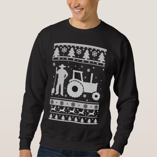 Farmer Ugly KerstSweater Trui (Voorkant)