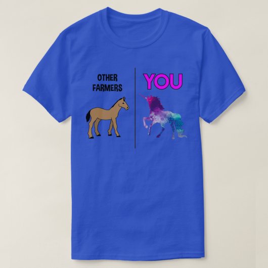 Farmer Unicorn T-shirt (Design voorkant)