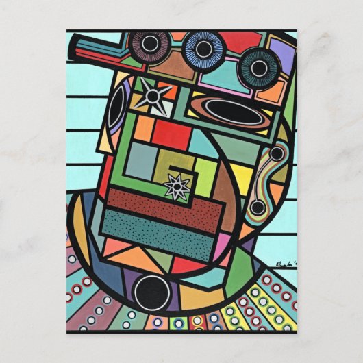 "Farmer" van Ruchell Alexander Briefkaart (Voorkant)