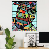 "Farmer" van Ruchell Alexander Poster (Thuiskantoor)