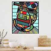 "Farmer" van Ruchell Alexander Poster (Keuken)