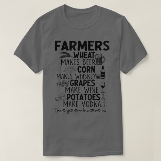 Farmer Wheat Makes zijn T-shirt (Design voorkant)
