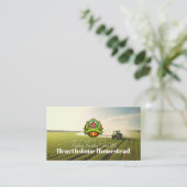 Farmer Working the Field | Agriculture Visitekaartje (Staand voorkant)