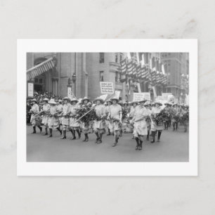 Farmerettes Verkoop WW1-obligaties, jaren 1910 Briefkaart