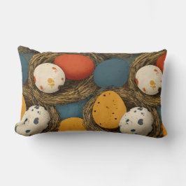 Farmer's Colorful Spotted Hen Eggs Kussen