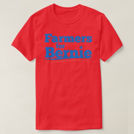 Farmers for Bernie 2020 T-shirt (Design voorkant)