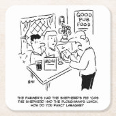 Farmer's had de Shepherd Pie Kartonnen Onderzetters (Voorkant)