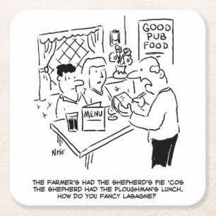 Farmer's had de Shepherd Pie Kartonnen Onderzetters