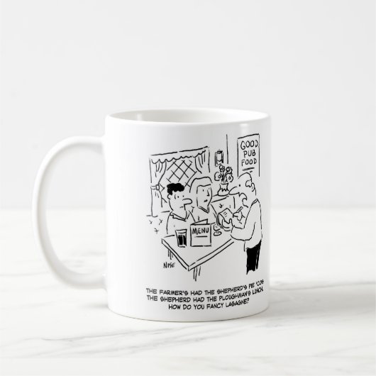 Farmer's had Shepherd's Pie Koffiemok (Links)