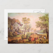 Farmer's Home Harvest Briefkaart (Voorkant / Achterkant)