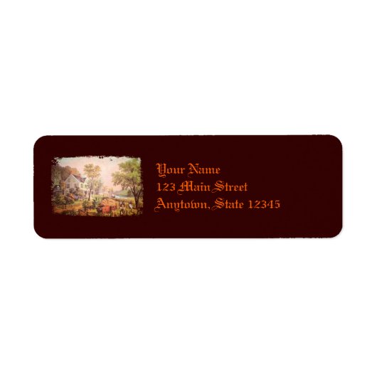 Farmer's Home Harvest Retouradres Labels (Voorkant)