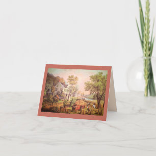 Farmer's Home Harvest Thank You Card Bedankkaart