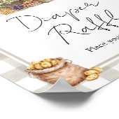 Farmers Locally Grown Shower Diaper Raffle Sign Poster (Hoek)