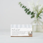 Farmer's Market Baby Book Request Enclosure Kaart (Staand voorkant)