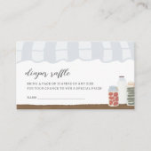 Farmer's Market Baby Luier Raffle Enclosure Kaart (Voorkant)