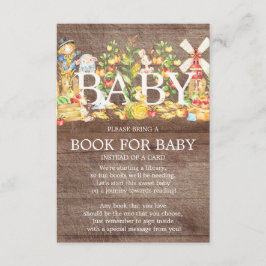 Farmers Market Baby shower Boek voor Baby Kaart