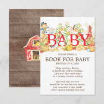 Farmers Market Baby shower Boek voor Baby