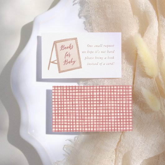 Farmer's Market Baby Shower Books For Baby Informatiekaartje