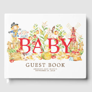 Farmers Market Baby shower Gastenboek