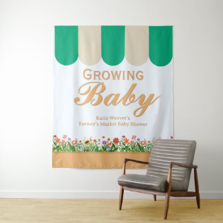 Farmers Market Baby Shower - Gender Neutral  Wandkleed