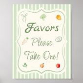 Farmers Market Baby shower Party Favoriet Poster (Voorkant)