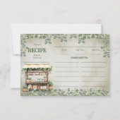 Farmer's Market Boerderij Stand Recept Kaart (Voorkant)
