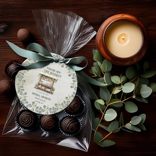 Farmer's Market Boerderij Stand Welkom Vrijgezelle Bedankjes Labels